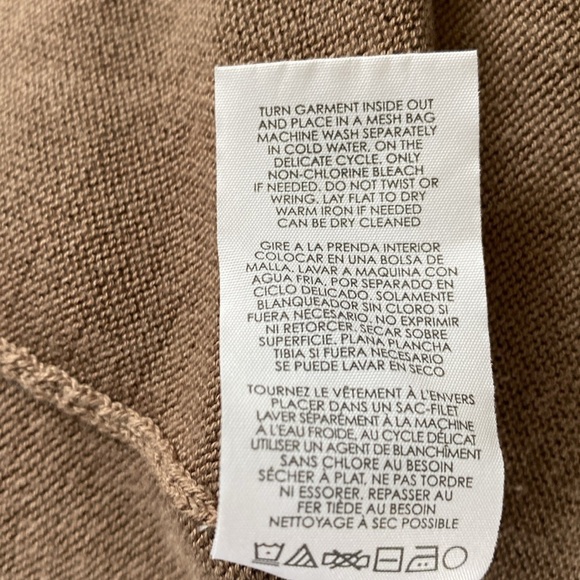 Cabi Women's Taupe Genteel Long Button-Up Cardigan Sweater Size X Small #6161 - Picture 15 of 15